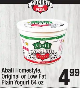 Super King Markets Abali Homestyle, Original or Low Fat Plain Yogurt offer
