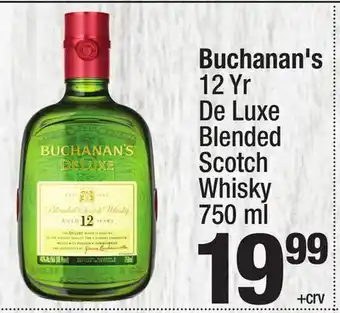 Super King Markets Buchanan's 12 Yr De Luxe Blended Scotch Whisky offer
