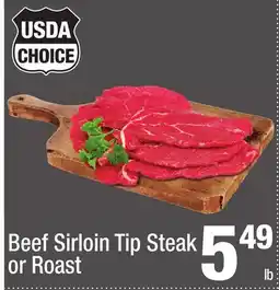 Super King Markets Beef Sirloin Tip Steak or Roast offer