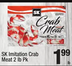 Super King Markets SK Imitation Crab Meat 2 lb Pk offer
