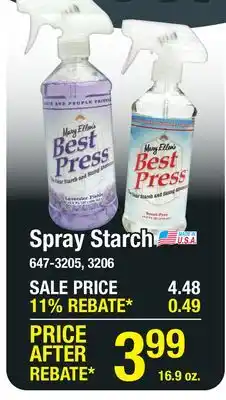 Menards Best Press Lavender Fields Spray Starch - 16.9 oz offer