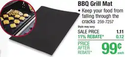 Menards 15-3/4 x 13 BBQ Grill Mat offer