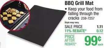 Menards 15-3/4 x 13 BBQ Grill Mat offer