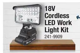Menards North Tech 18-Volt Cordless LED Work Light offer