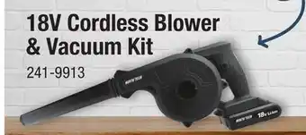 Menards North Tech 18-Volt Cordless Blower Kit offer