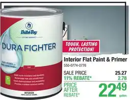 Menards Dutch Boy Dura Fighter Interior Flat Spritely Green 100% Acrylic Paint + Primer - 1 gal offer