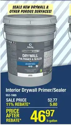 Menards Dutch Boy Professional Drywall PVA White Primer & Sealer - 5 gal offer
