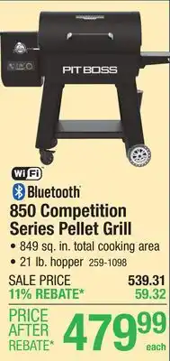 Menards Pit Boss Competition Series 850 Wood Pellet Grill offer