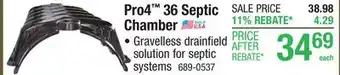 Menards Prinsco Pro4 36 Septic Chamber offer