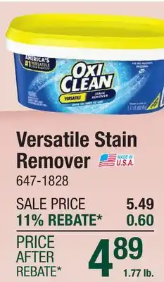Menards OxiClean Laundry Stain Remover - 1.77 lb offer