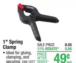 Menards Tool Shop 1 Plastic Spring Clamp offer