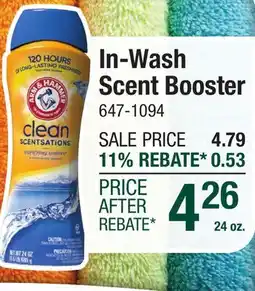 Menards Arm & Hammer Clean Scentsations Purifying Waters In-Wash Scent Booster - 24 oz offer