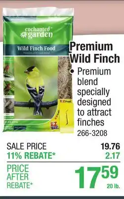 Menards Enchanted Garden Wild Finch Premium Bird Food Seed Blend - 20 lb offer