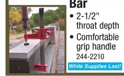 Menards Tool Shop Bar Clamp Set - 4 Piece offer