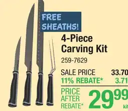 Menards Pit Boss Carving Knife Set- 4 Piece offer