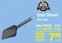 Menards Pit Boss Grub Shovel offer