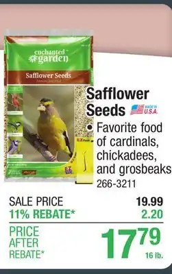 Menards Enchanted Garden Safflower Premium Wild Bird Food Seed - 16 lb offer
