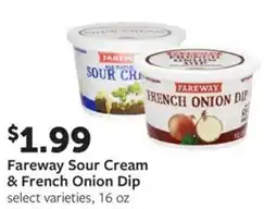 Fareway Fareway sour cream & french onion dip offer