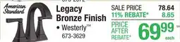 Menards Pfister Vermillion 4 Centerset Spot Defense Brushed Nickel Bathroom Sink Faucet offer
