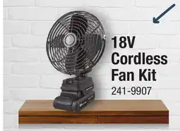 Menards North Tech 18-Volt Cordless Fan Kit offer