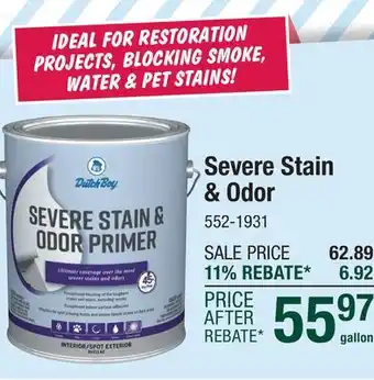 Menards Dutch Boy Severe Stain & Odor Primer - 1 gal offer