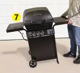 Menards Huntington 2-Burner Propane Gas Grill with Side Burner offer