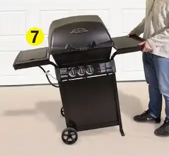 Menards Huntington 2-Burner Propane Gas Grill with Side Burner offer