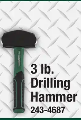 Menards Masterforce 3 lb. Fiberglass Drilling Hammer offer