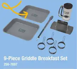 Menards Char-Broil Cooking Essentials 9-Piece Griddle Breakfast Bundle offer