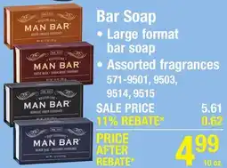 Menards Man Bar Revitalizing Exotic Musk & Sandalwood Bar Soap - 10 oz offer