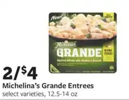 Fareway Michelina's grande entrees offer