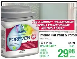 Menards Interior Flat Paint & Primer offer
