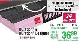 Menards Owens Corning TruDefinition Duration Sand Castle Architectural Roofing Shingles (32.8 sq. ft.) offer