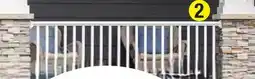 Menards Fypon QuickRail Premium 36 x 72 White Synthetic Rail Kit with Square Spindles offer