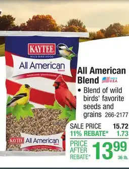 Menards KAYTEE All American Blend Wild Bird Food - 36 lb offer