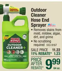 Menards Home Armor Outdoor Cleaner Hose End Sprayer - 64 oz offer