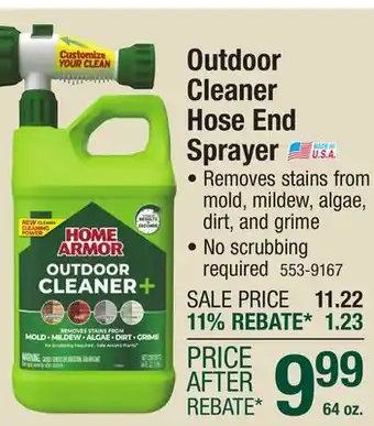 Menards Home Armor Outdoor Cleaner Hose End Sprayer - 64 oz offer