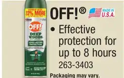 Menards OFF! Deep Woods Insect Repellent - 8 oz offer