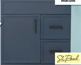 Menards St. Paul Roslin 30W x 21-3/4D Deep Blue Bathroom Vanity Cabinet offer