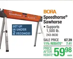 Menards Bora Speedhorse Folding Sawhorse offer