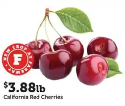 Fareway California red cherries offer
