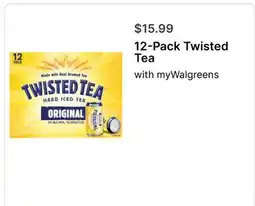 Walgreens 12-Pack Twisted Tea offer