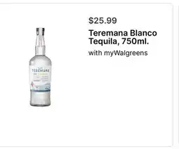 Walgreens Teremana Blanco Tequila, 750ml offer