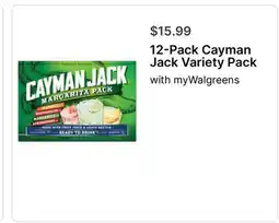 Walgreens Pack Cayman Jack Variety Pack offer