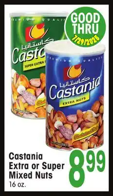Jewel-Osco Castania Extra or Super Mixed Nuts offer