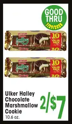 Jewel-Osco Ulker Halley Chocolate Marshmallow Cookie offer