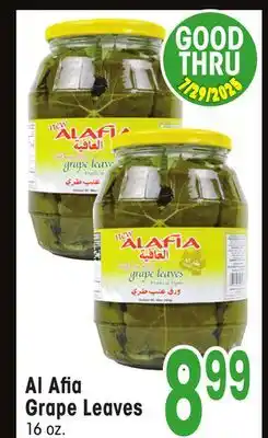 Jewel-Osco Al Afia Grape Leaves offer
