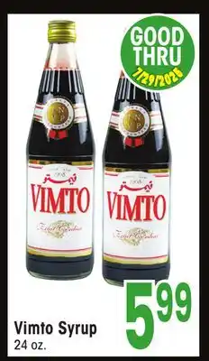 Jewel-Osco Vimto Syrup offer