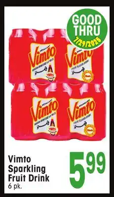 Jewel-Osco Vimto Sparkling Fruit Drink offer