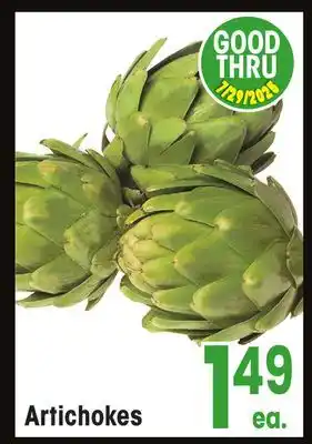 Jewel-Osco Artichokes offer